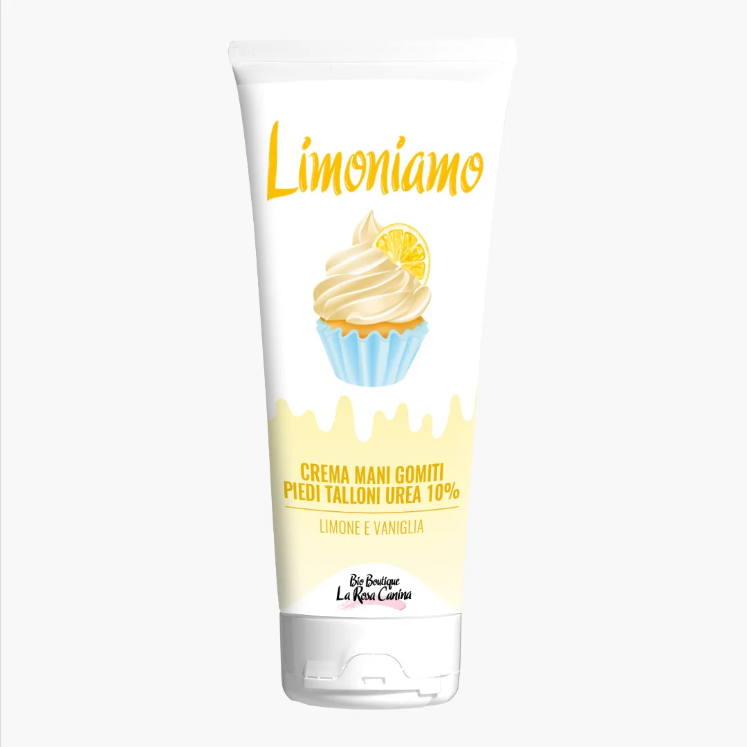 BIO BOUTIQUE LA ROSA CANINA Limoniamo – Crema Mani Gomiti Piedi e Talloni con Urea 10% 200 ml