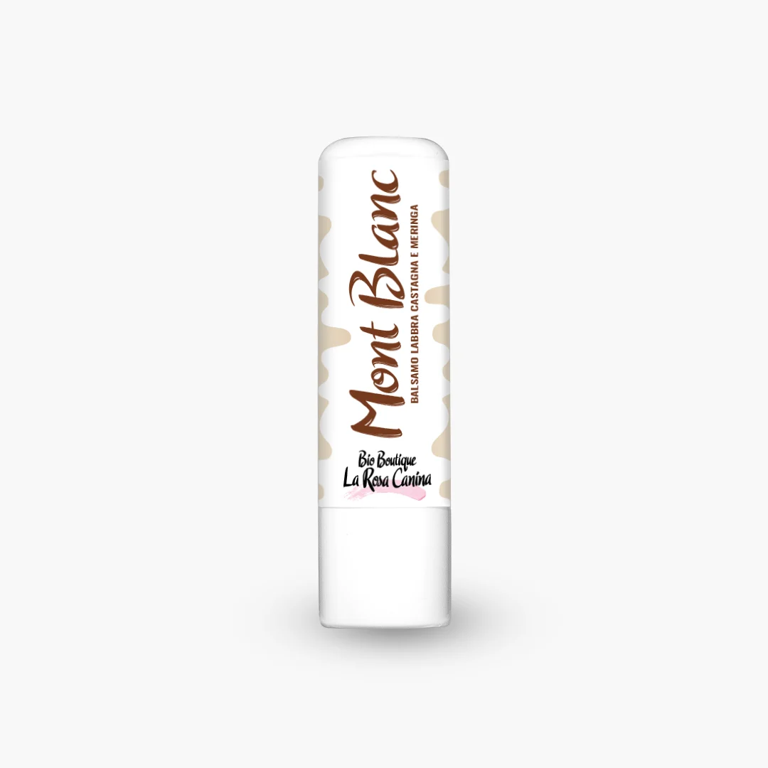 BIO BOUTIQUE LA ROSA CANINA Mont Blanc – Balsamo Labbra Castagna e Meringa