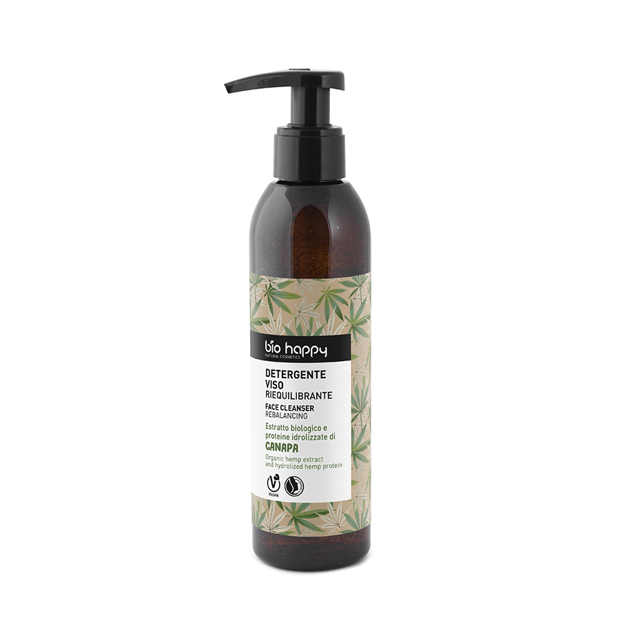 BIO HAPPY Canapa – Detergente Viso Riequilibrante