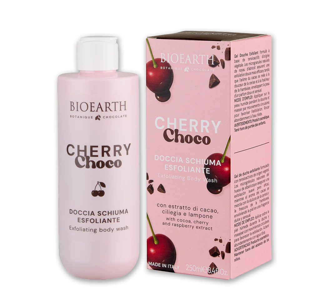 BIOEARTH Cherry Choco – Doccia Schiuma Esfoliante