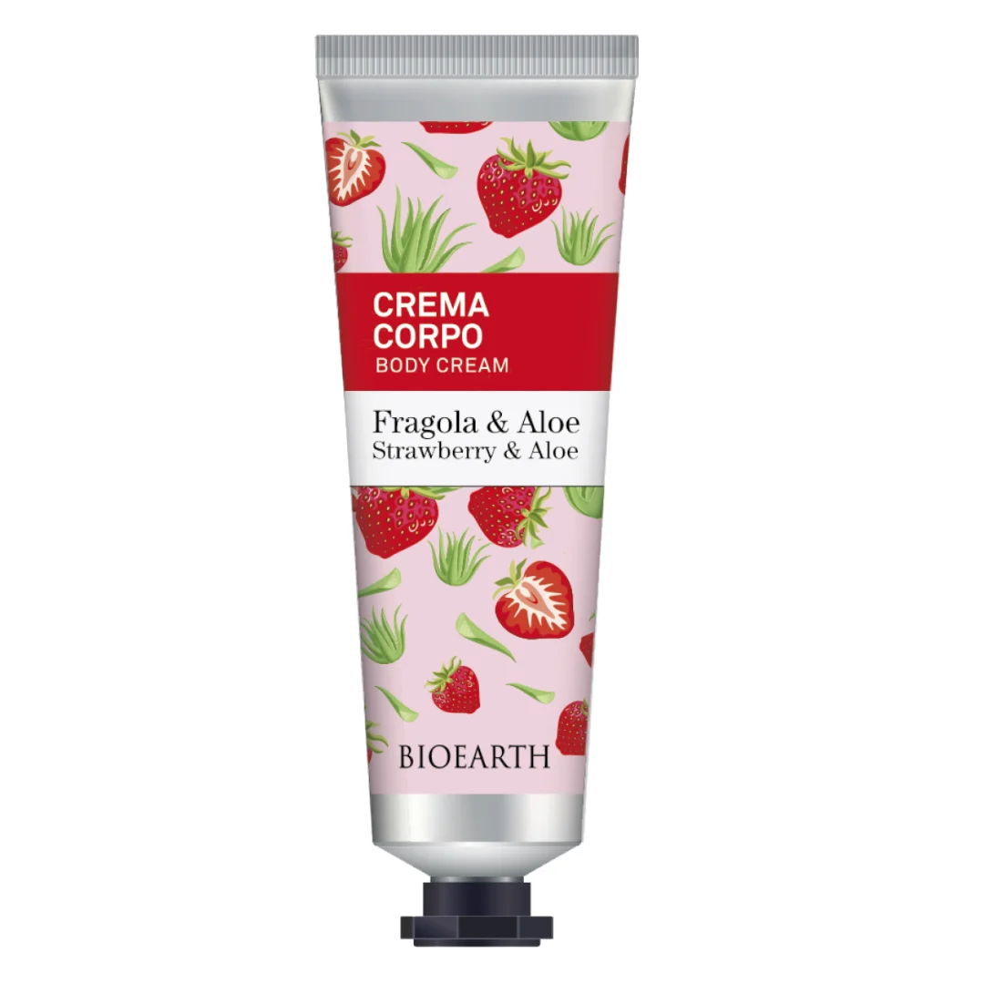 BIOEARTH Crema Corpo Aloe e Fragola