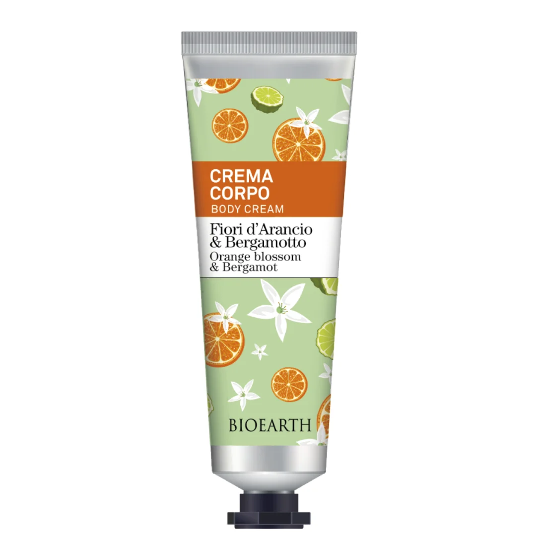 BIOEARTH Crema Corpo Fiori d’Arancio e Bergamotto