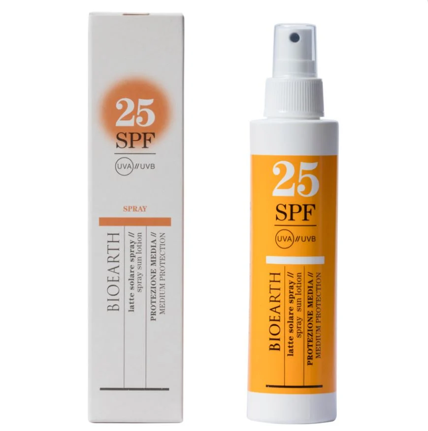 BIOEARTH Sun Body – Latte Solare Spray SPF 25