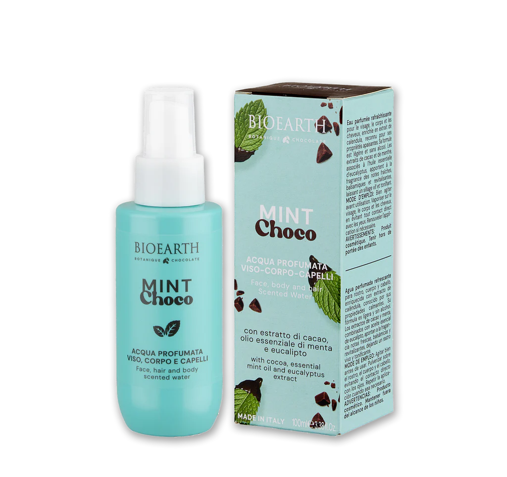 BIOEARTH Mint Choco – Acqua Profumata Corpo e Capelli