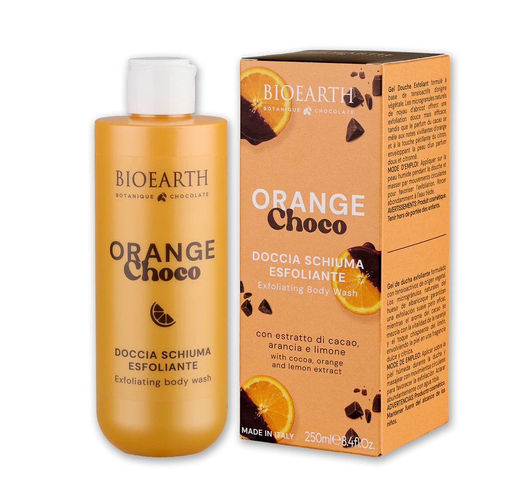 BIOEARTH Orange Choco – Doccia Schiuma Esfoliante