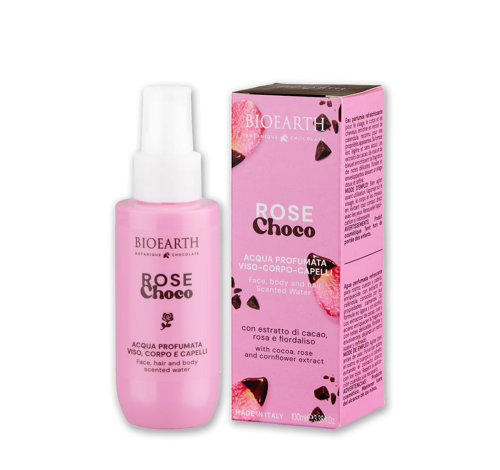 BIOEARTH Rose Choco – Acqua Profumata Corpo e Capelli