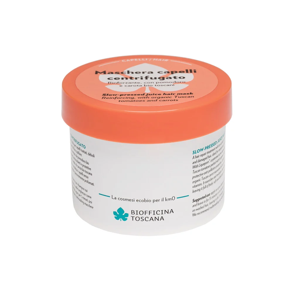 BIOFFICINA TOSCANA Maschera Capelli – Centrifugato Rinforzante