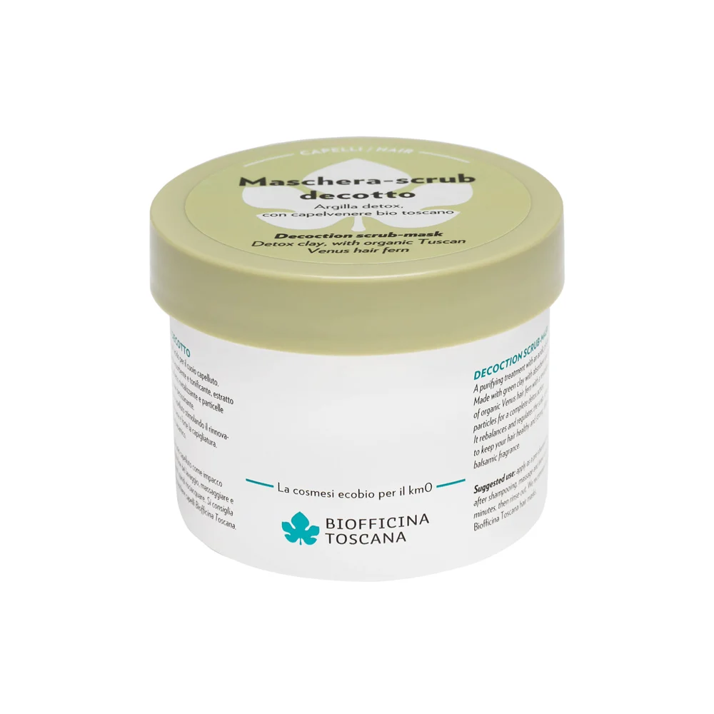 BIOFFICINA TOSCANA Maschera-Scrub Capelli – Decotto Detox