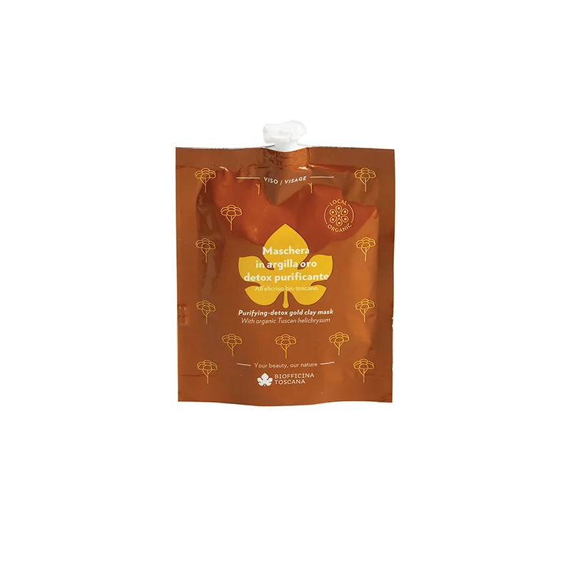 BIOFFICINA TOSCANA Maschera in Argilla Oro – Detox Purificante