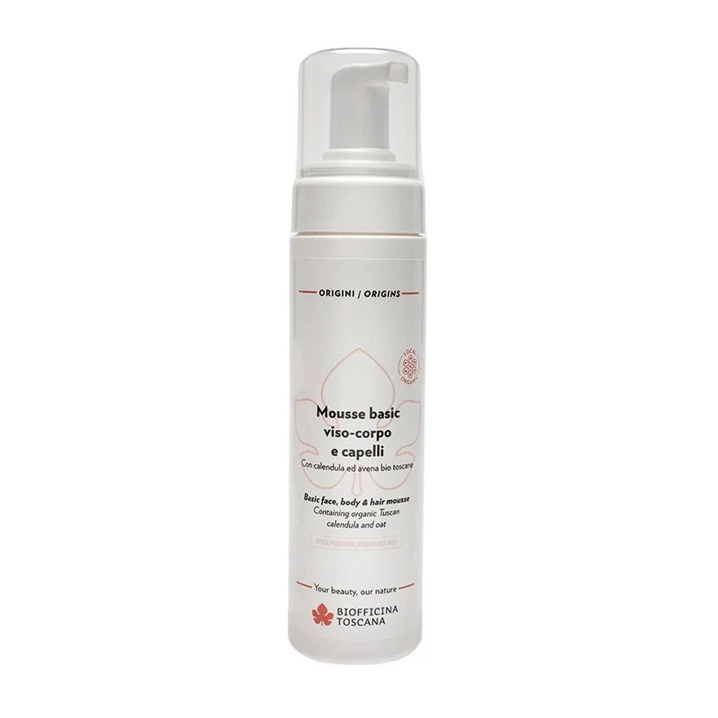 BIOFFICINA TOSCANA Mousse Basic Viso, Corpo e Capelli