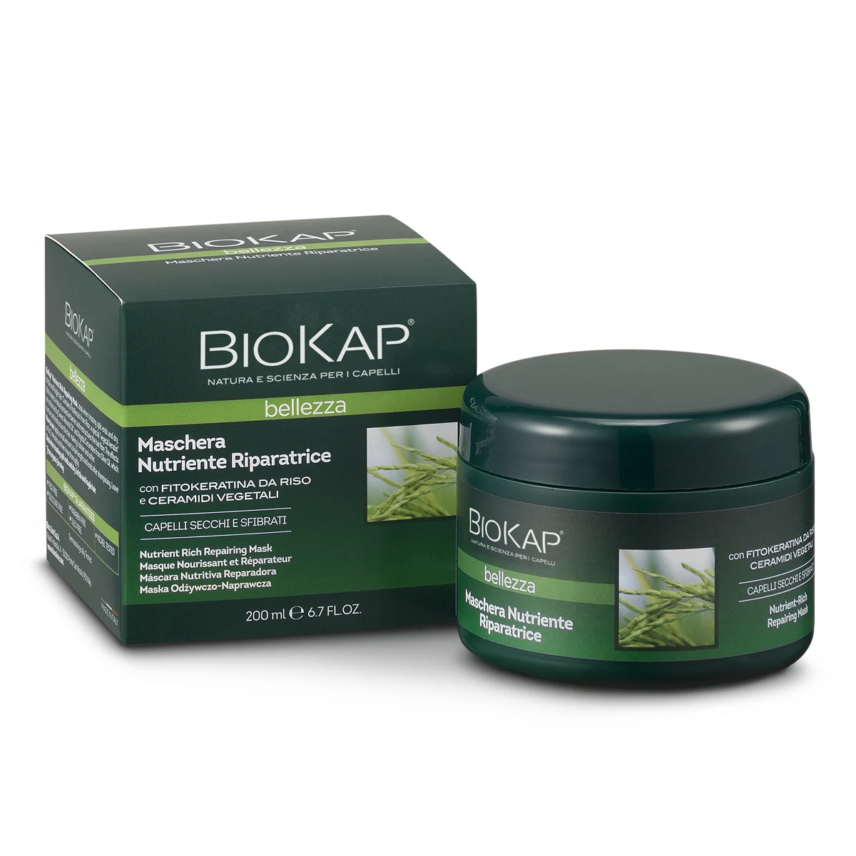 BIOKAP Maschera Capelli Nutriente Riparatrice