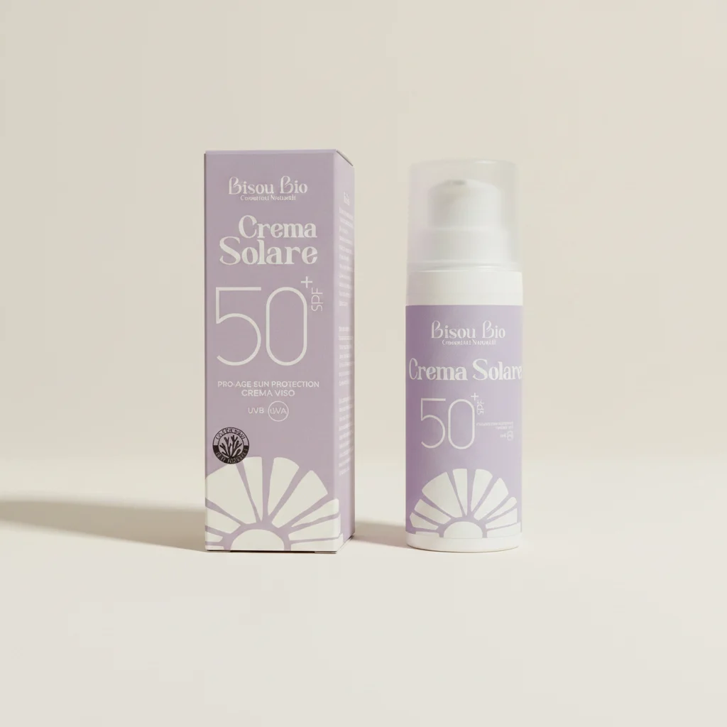 BISOUBIO Crema Solare Viso SPF 50+
