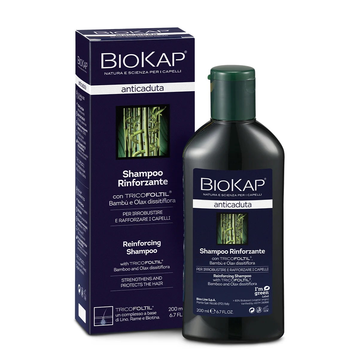 BIOKAP Anticaduta – Shampoo Rinforzante