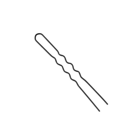 Eurostil Invisible Hairpins Nero 55mm 20pz