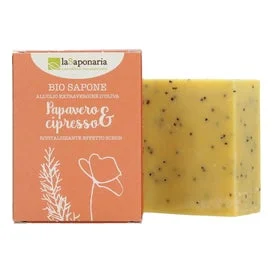 La Saponaria Saponetta Papavero e Cipresso 100g