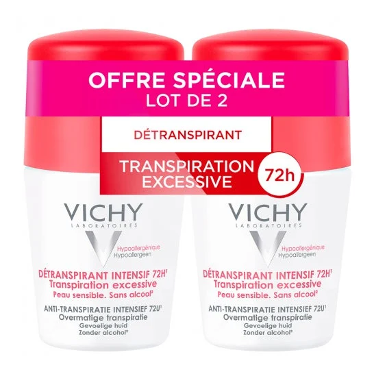 Vichy Perspirante Intensivo Per Eccessiva Sudorazione 2Palle 50Ml