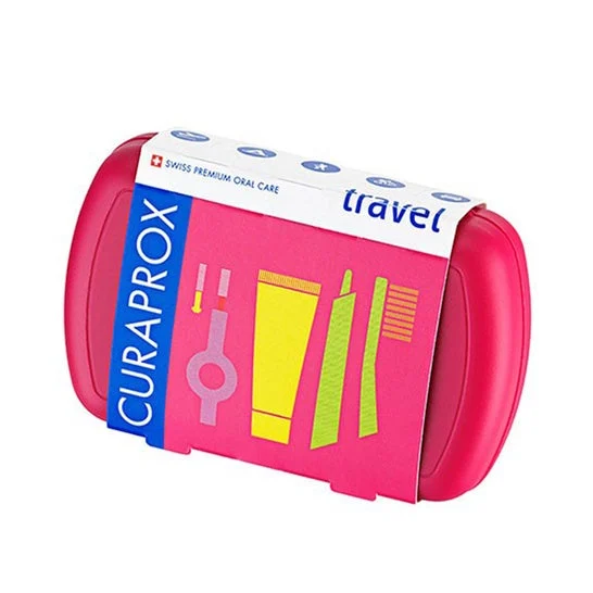 Curaprox Set da Viaggio Fucsia Box 5 Unità