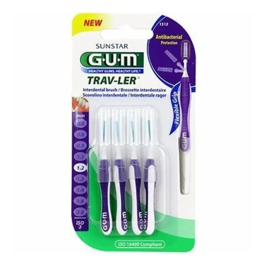 Gomma Proxabrush Trav-Ler 4 Spazzole interdentali 1,2 Mm