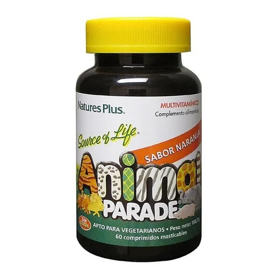 Nature's Plus Animal Parade Multivitaminico Arancione 60caps