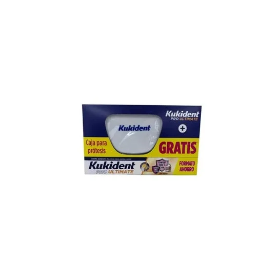 Kukident Pack Pro Ultimate Creme Adesivo Sem Sabor + Caixa