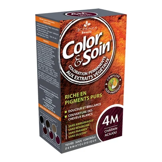 Color & Soin Kit Colorazione Permanente 4M Castagno Mogano