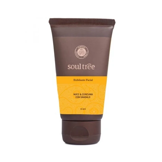 Soultree Scrub Viso alla Noce Curcuma Legno di Sandalo 100g