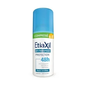 Etiaxil Anti-transpirant Transpiration Modérée Compressé Peaux Sensibles 100ml