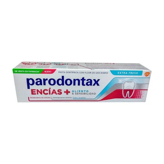 Parodontax Encías + Aliento & Sensibilidad Extra Fresh 75ml