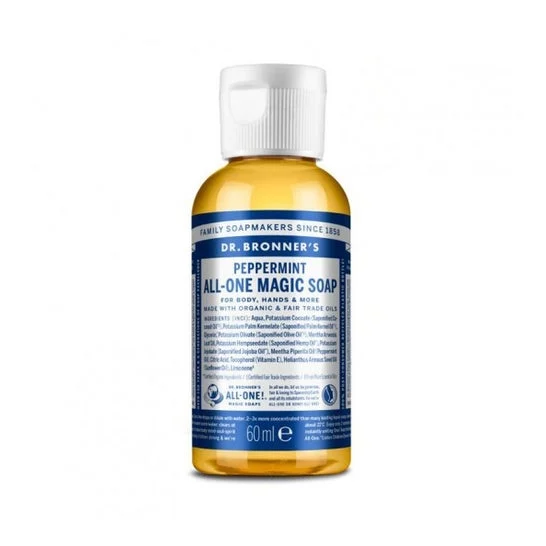 Sapone alla menta del Dr. Bronner 60ml