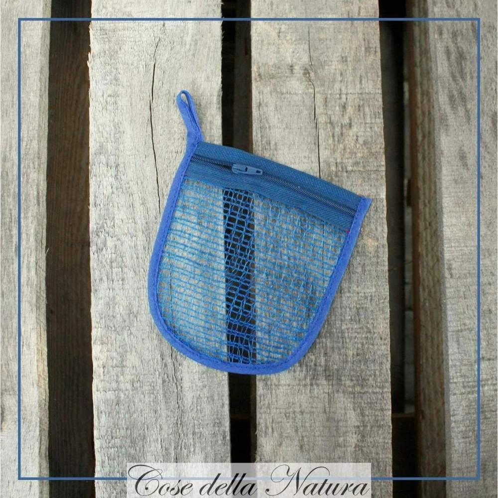 COSE DELLA NATURA Retina con Zip Small Blue