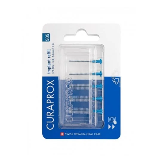 Curaprox Cps 505 Soft Implant Refill Blu 5 Unità