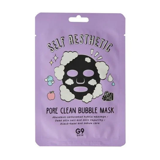 G9 Skin Self Aesthetic Pore Clean Bubble Mask 1ud
