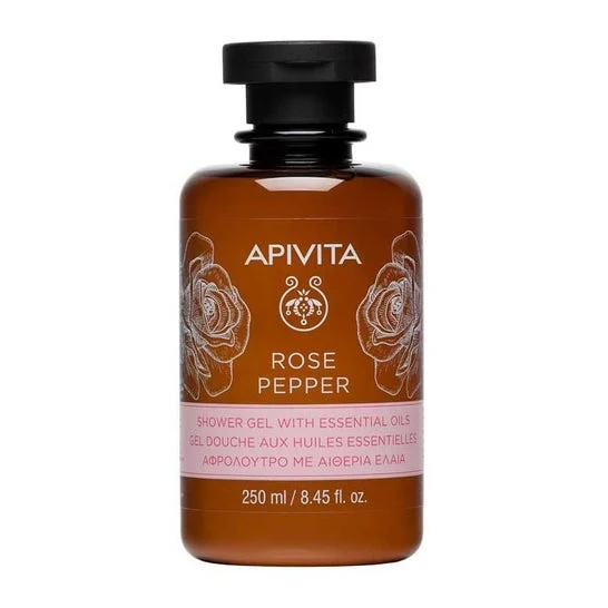 Apivita Gel Doccia al Pepe Rosa 250ml