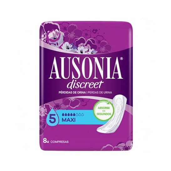 Ausonia Discreet Compress Maxi 8 unità