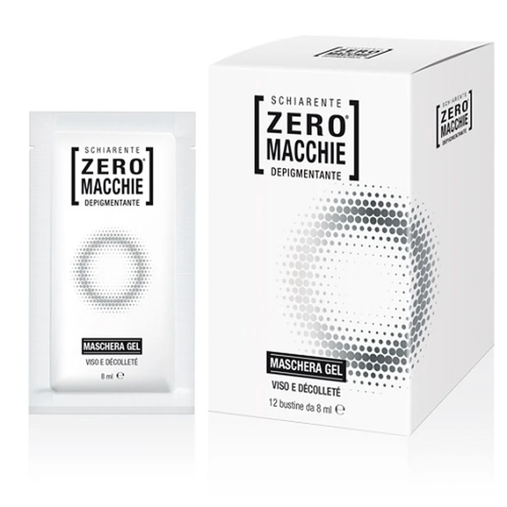 ZERO MACCHIE MASCHERA GEL VISO E DECOLLETE 12 BUSTINE