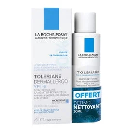 La Roche Posay Set Toleriane Dermallergo Ojos + Dermo Limpiador