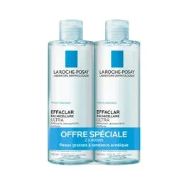 LA ROCHE POSAY EFFACLAR Acqua micellare purificante 2 Fiale da 400ml