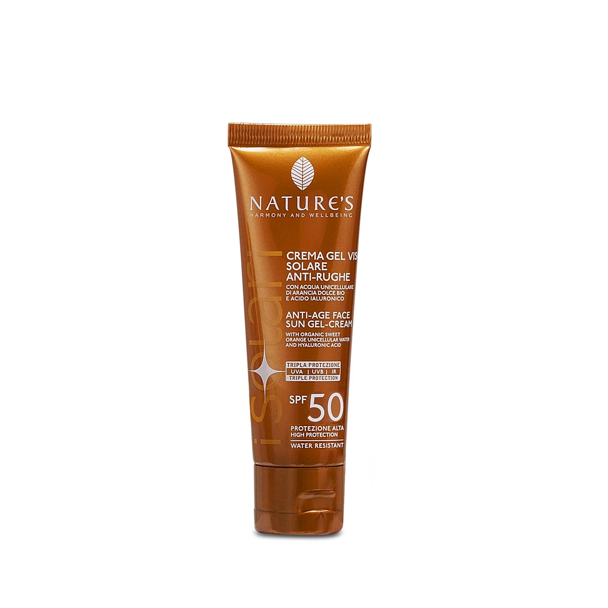 NATURE’S Crema Gel Viso Solare Antirughe SPF 50