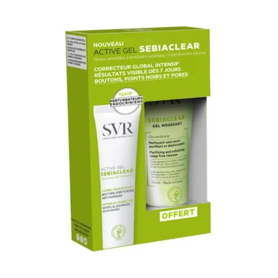 SVR Sebiaclear Active 40ml + Gel detergente 50ml