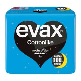 Evax Cotone come compressore di notte ala 9 pz