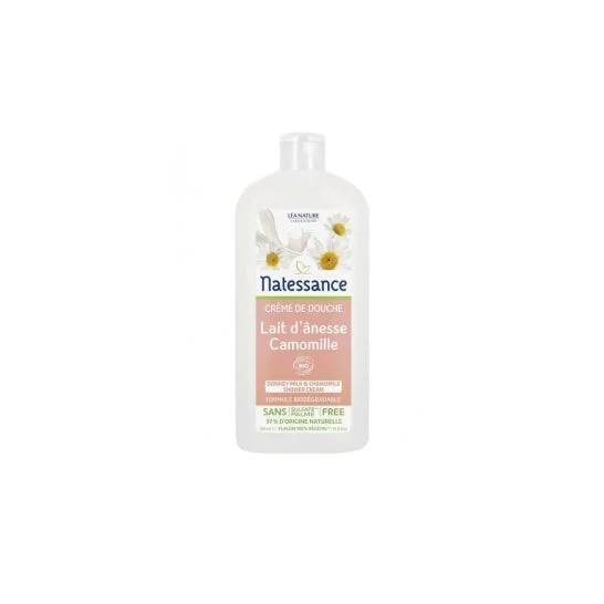 Natessance Doccia Crema Doccia Latte d'Asino Latte Camomilla 500Ml