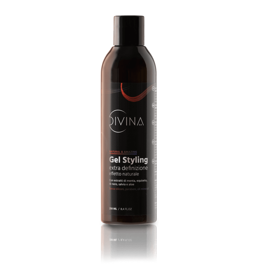 DIVINA BLK Gel Styling Extra Definizione Effetto Naturale 250 ml