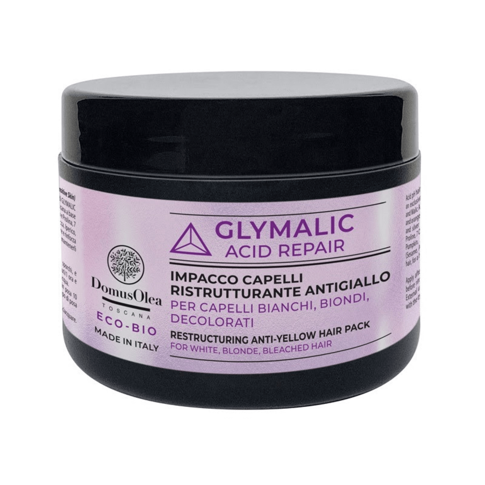DOMUS OLEA TOSCANA Glymalic Acid Repair – Impacco Capelli Ristrutturante Antigiallo