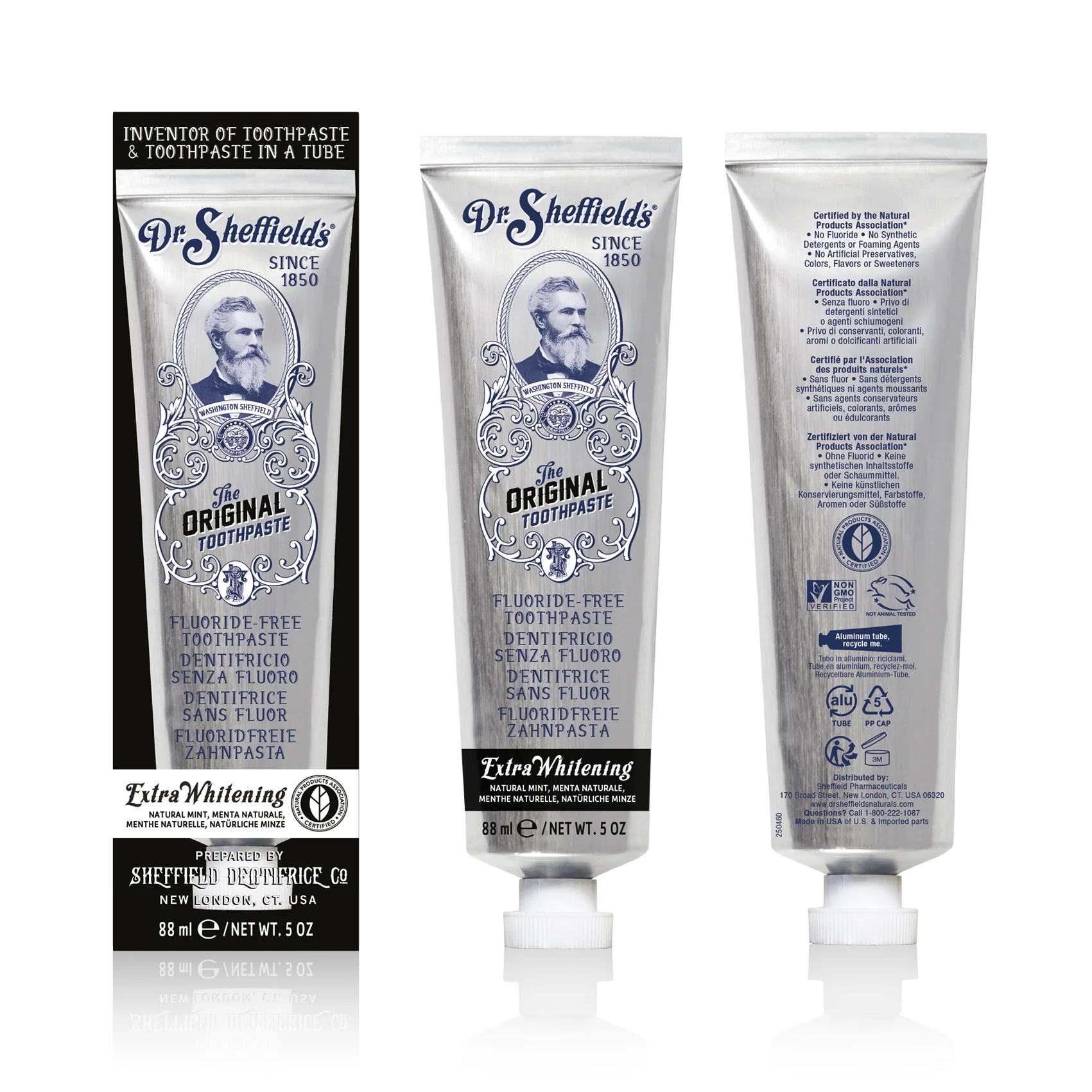 DR SHEFFIELD’S Dentifricio Extra Whitening