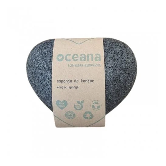 Oceana Spugna Cuore Konjac Eco Vegan 1 Unità
