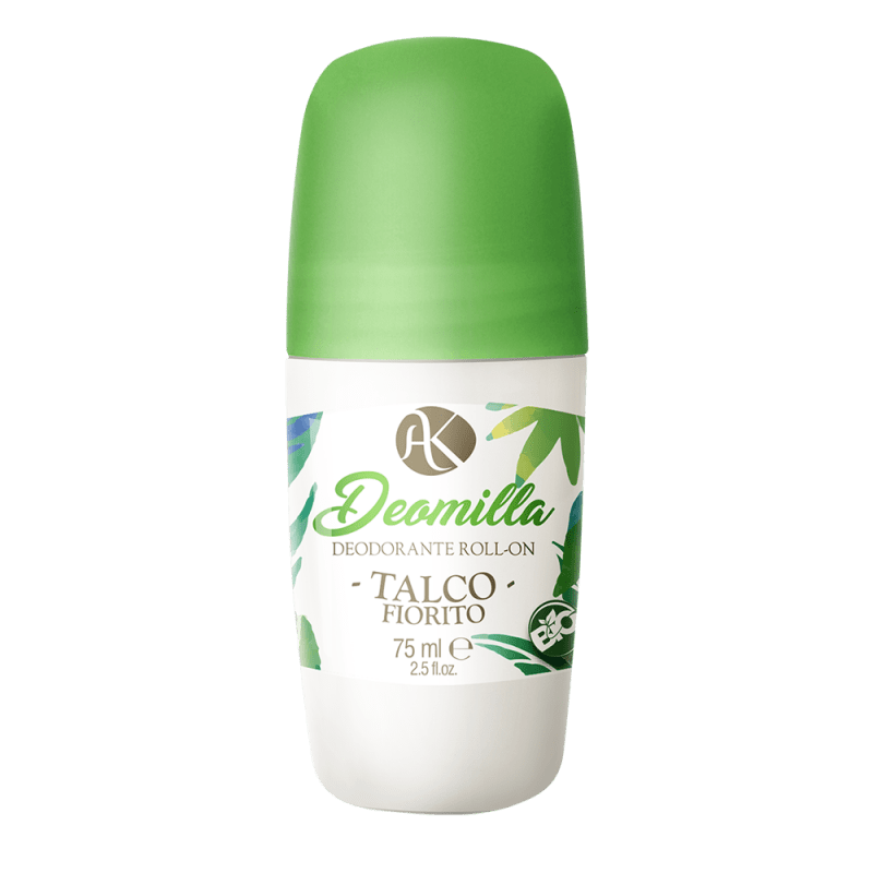 ALKEMILLA Deomilla Deodorante Roll-On – Talco Fiorito