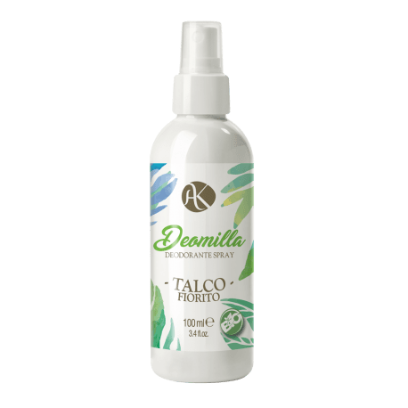 ALKEMILLA Deomilla Deodorante Spray – Talco Fiorito