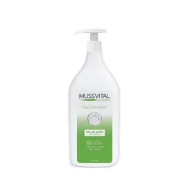 Gel da bagno Derma Mussvital per pelli sensibili 1l