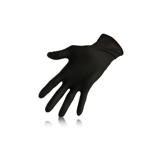 LABOR GUANTI NITRILE NERO NON TALCATI CONF 100PZ MISURA L E210L