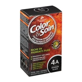 Kit colori e lisciatura per la colorazione Perm 4A Marrone satinato